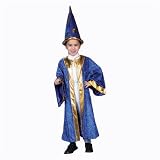 Deluxe Wizard Dress Up Costume Set - Medium 8-10