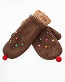 DeLux Chocolate Cupcake Wool Mittens - Limited Edition DeLux Chocolate Cupcake Wool Mittens - Limited Edition