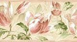 Salmon Tulip Wallpaper Border