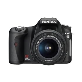 Pentax K100D 6.1MP Digital SLR Camera Shake Reduction and 18-55mm f/3.5-5.6 Lens