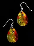 Gold Shinner Fish Hook Earrings