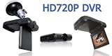 8GB 2.5 Inch LCD Screen Vehicle/Car 720P HD/Hig-definition DVR Camera/Camcorder with 180 Degree Rotatable 120 Degree Wide-angle Lens and Built-in HDMI & USB2.0 connector (support up to 64GB)