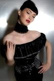 Velda Lauder Polka Dot Underbust Corset