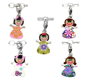 fantaisie prix mini charms et perles charms breloques avec fermoir