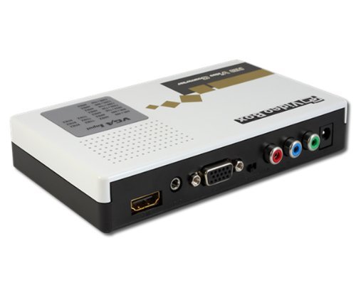 VGA Scaler /RGB Component + 3.5mm Audio to HDMI Converter