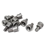 uxcell　スクリューセッター　ドライバービット　メタル　15 x 25mm　カウンタシンク　バルク　10本入り