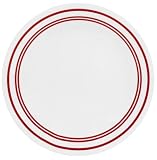 Corelle Livingware 6-3/4-Inch Bread and Butter Plate, Classic Caf  Red