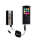 High Capacity Rechargeable External Battery Pocket Charger for the RCA M4808 Lyra Digital Media Player – uses Gomadic TipExchange Technology