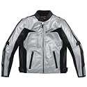 Spidi Phaser leather motorcycle jacket - Silver