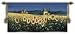 Tuscan Panorama Sunflowers Tapestry Wallhanging Comes With Wall Hanging Rod and Tassels