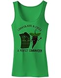 TooLoud Chocolate and Chili Womens Petite Tank Top