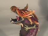 Dragon Incense Burner - Fuchsia