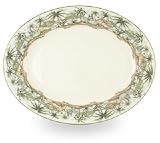 Lenox British Colonial Gold Banded Bone China 16-Inch Oval Platter