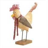 CHICKEN FABRIC FIGURINE by SMK
