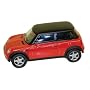 HO Die-Cast Mini Cooper, Red w/Black Roof