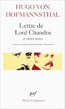 Lettre de Lord Chandos et autres textes sur la poésie