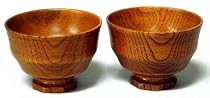 SANYOSHI 木製さとび汁椀 拭き漆 夫婦セット SY5258960