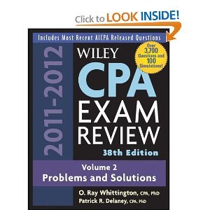 Wiley CPA Examination Review, Problems and Solutions (Wiley Cpa Examination Review Vol 2: Problems and Solutions) (Volume 2) (Paperback) By O. Ray Whittington (Author), Patrick R. Delaney (Author)
