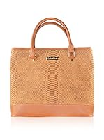 Carla Belotti Bolso asa de mano Handbag Light Brown Melissa (Marrón Claro)