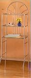 BEAUTIFUL CHROME BATHROOM SPACE SAVER