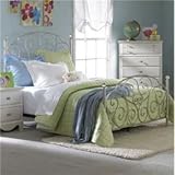 Spring Rose Metal Headboard & Footboard Bedroom Set Available In 2 Sizes