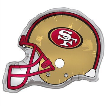 San Francisco 49ers - Helmet Jumbo Foil Balloon