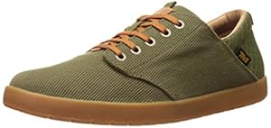 Teva Men's Sterling Lace Shoe, Olive, 11.5 M US