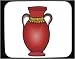 Decorated Mouse Pad with cylindrical, Greece, decorative, earthenware, handles, vessel, pot, Europe, jar, urn, designer