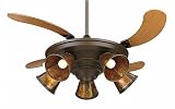 Fanimation FP825OB Air Shadow - Traditional Oil-Rubbed Bronze Ceiling Fan 43 Includes G244 Glass
