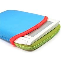 Kroo Reversible Sleeve for Amazon Kindle (Blue/Green)