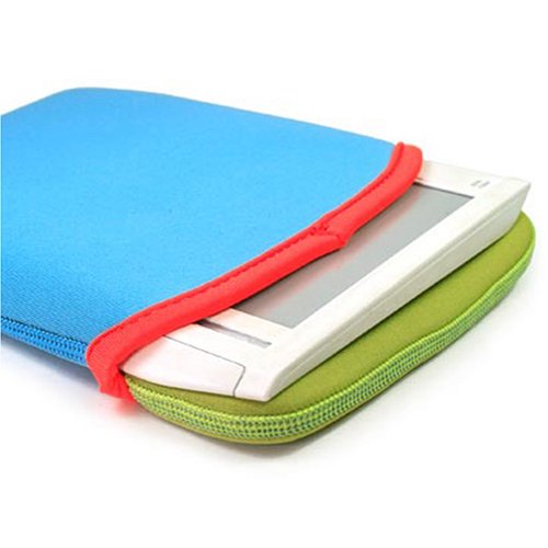 Childrens Toyshop  Electronics : Kroo Reversible Sleeve for Amazon Kindle (Blue/Green)