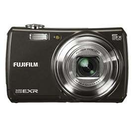 Fujifilm Finepix F200EXR Digital Camera - Black (12MP, 5x Optical Zoom) 3 inch LCD