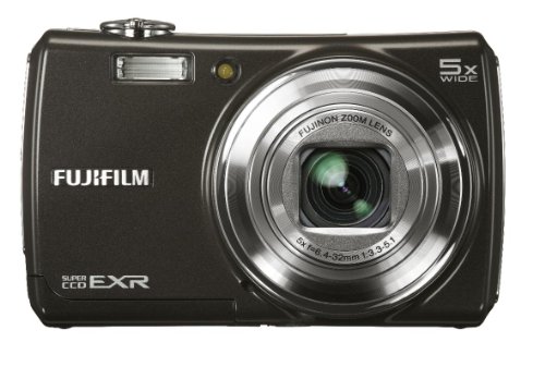 Fujifilm FinePix F200EXR Digitalkamera (12 Megapixel, 5fach opt. Zoom, 3'' Display, Bildstabilisator) schwarz
