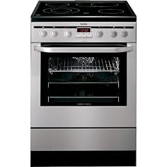 AEG-Electrolux COMPETENCE 41056 VI-mn Freistehender Backofen / A / 0.79 kWh / 50 Liter / Versenkknebel / Leichtbedien-Elektronikuhr / edelstahl