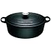 Le Creuset Cast Iron Oval Casserole, Satin Black, 27 cm