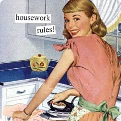 housework rules! Refrigerator Magnet by anne taintor