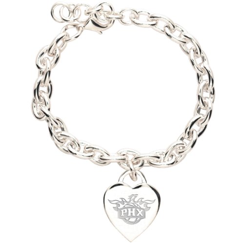 Wincraft Phoenix Suns Heart Charm Bracelet