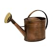 12" Antique Style Rustic Copper Colored Decorative Garden Watering Can