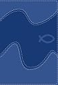 Backpack Bible: New International Reader's Version, Ocean Motion Blue, Italian Duo-Tone