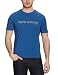 TOM TAILOR Herren T-Shirt 10198570010/New NOS Logo T-Shirt 1/2, Gr. 52/54 (XL), Blau (6364)