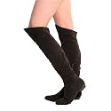 N46 New Womens Flat Synthetic Riding Boots Sizes 3-8 Uk
