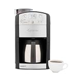 Capresso 465 CoffeeTeam TS 10-Cup Digital Coffeemaker with Conical Burr Grinder and Thermal Carafe