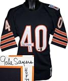 Gale Sayers signed Chicago Bears Mitchell & Ness Authentic Jersey HOF w/Patch- Steiner/Sayers Hologram