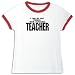 T-Shirt Ringer Woman White  I Can Be You French Patois Teacher  Languaje
