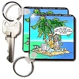 Londons Times Funny Music Cartoons - Spice Girls Again - Key Chains