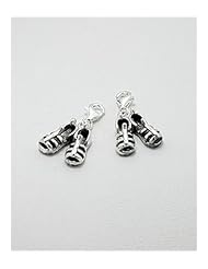 Shoes Charm In 92.5 Sterling Silver