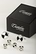 Cufflinks and Stud Set, Onyx and Mother of Pearl