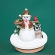 Country Snowman Candle Topper by Annalee Country Snowman Candle Topper by Annalee