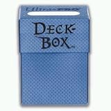 BLUE - Ultra PRO Textured Gaming Deck Box - Includes 50 Pack of Standard Size Deck Protectors and Sleeves!!