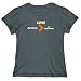 T-Shirt Womens Dark Silver " Love Boykin Spaniel > My Girlfriend " Dogs